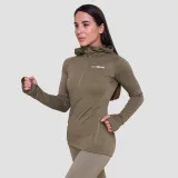 GymBeam Hanorac de alergare pentru femei 1/2 Zip Pulse Vetiver · záber 5