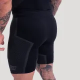 GymBeam Pantaloni scurți fără cusături OG1 Black/Grey · záber 4