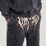 GymBeam Pantaloni sport Abyss Charcoal · záber 4