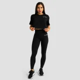 GymBeam Tricou pentru femei Cropped Limitless Black · záber 5