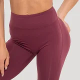 GymBeam Colanți pentru femei Flow Wine · záber 2