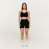 GymBeam Pantaloni scurți pentru femei Sculpt Seamless Black · záber 5