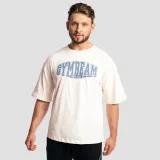 GymBeam Tricou Boxy Athletic Society Cream · záber 4