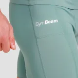 GymBeam Pantaloni scurți de compresie High Blue · záber 2