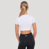 GymBeam Top pentru femei Crop Flow Black · záber 2