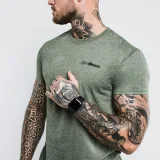 GymBeam Tricou Basic Heather Military · záber 2