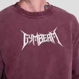 GymBeam Hanorac Spike Burgundy · záber 2
