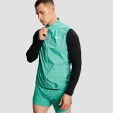 GymBeam Vestă de alergare pentru bărbați Pulse X Green · záber 4