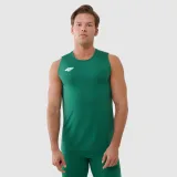 Pánsky rýchloschnúci tréningový tank top - zelený · záber 1