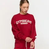 GymBeam Hanorac pentru femei Varsity Red · záber 2