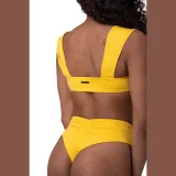 NEBBIA Miami Retro Bikini Top Yellow · záber 4