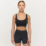 GymBeam Lift Seamless Sports Bra Graphite · záber 1