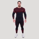 GymBeam Tricou fără cusături cu mâneci lungi OG1 Black/Red · záber 5