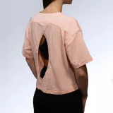 Champion Tricou pentru femei Cropped Peach · záber 3