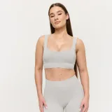 GymBeam Sutien sport Lift Seamless Grey · záber 1