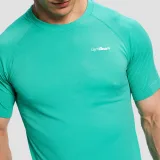 GymBeam Tricou de alergare pentru bărbați Pulse X Green · záber 2