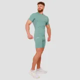 GymBeam Pantaloni scurți de compresie High Blue · záber 5