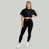 STRIX Tricou pentru femei CropTop Washed Black · záber 5