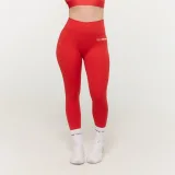 GymBeam Colanți pentru femei High-waist Limitless Hot Red · záber 3