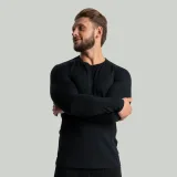 STRIX Bluză cu mânecă lungă MERINO I Black · záber 3