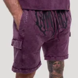GymBeam Pantaloni scurți Abyss Raisin · záber 4