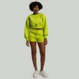 STRIX Hanorac pentru femei Lunar Cropped Chartreuse · záber 5