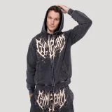 GymBeam Hanorac Abyss Charcoal · záber 2