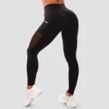 GymBeam Colanți pentru femei Mesh Panel black · záber 3