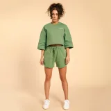 BeastPink Tricou pentru femei Cropped Serenity Olivine · záber 5