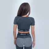 GymBeam Top Ultrafit Heather Grey · záber 3