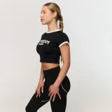 GymBeam Tricou pentru femei Varsity Black · záber 2