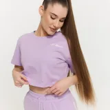 GymBeam Tricou pentru femei Cropped Limitless Lavender · záber 3