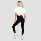 GymBeam Tricou pentru femei cropped Thrive White · záber 5