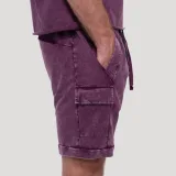 GymBeam Pantaloni scurți Abyss Raisin · záber 2