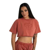 STRIX Tricou pentru femei CropTop Washed Terra · záber 5