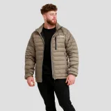 GymBeam Geacă pentru bărbați Puffer Vetiver/Black · záber 3