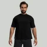 STRIX Tricou Oversized Heavy Black · záber 3