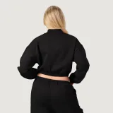 GymBeam Hanorac pentru femei Zip-Up NEO Black · záber 4