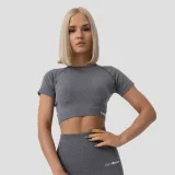 GymBeam Tricou pentru femei FLO Crop Top Grey · záber 3
