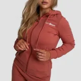 GymBeam Hanorac cu fermoar pentru femei Limitless Cinnamon · záber 2