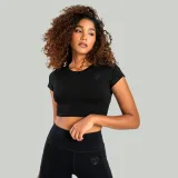 STRIX Tricou pentru femei Essential Crop Top Black · záber 4