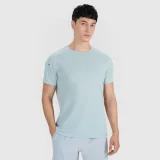 Pánske rýchloschnúce tréningové tričko 4F x Robert Lewandowski - tyrkysové · záber 3