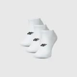 Pánske casual ponožky nad členok (3-pack) - biele · záber 2