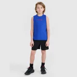Chlapčenský rýchloschnúci športový tank top - tmavomodrý · záber 2