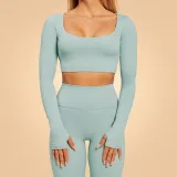 BeastPink Top sport pentru femei Sense Storm Blue · záber 4