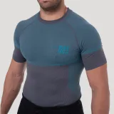 GymBeam Tricou fără cusături OG1 Grey/Blue · záber 3