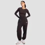 GymBeam Top cu mânecă lungă pentru femei Aura Tee Brown · záber 5