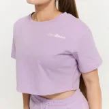 GymBeam Tricou pentru femei Cropped Limitless Lavender · záber 2