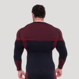 GymBeam Tricou fără cusături cu mâneci lungi OG1 Black/Red · záber 4