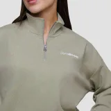 GymBeam Hanorac pentru femei 1/2 Zip Agile Sage · záber 2